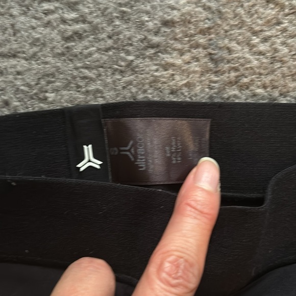 ULTRACOR Star Leggings Pull On Fited Stretch Nylon Black Size S - Picture 2 of 3